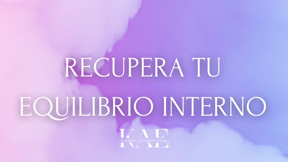 Recupera tu equilibrio interno